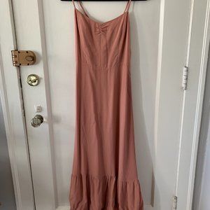 Reformation Emersyn Dress Praline